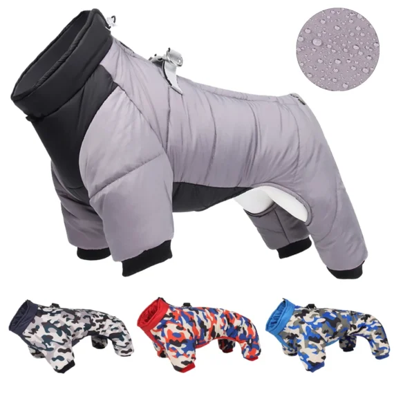 Veste d'hiver imperméable pour chien, vêtement épais et chaud pour petit et moyen gabarit, chiot, Chihuahua, bouledogue français, carlin
